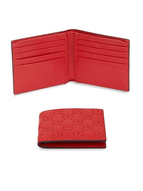 gucci red diamante wallet|Gucci signature long wallet.